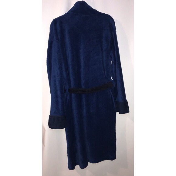 Doctor Who Tardis Bath Robe Blue Size Small BBC *flaws Read* Belt‎ Tie Replaced - Picture 10 of 14
